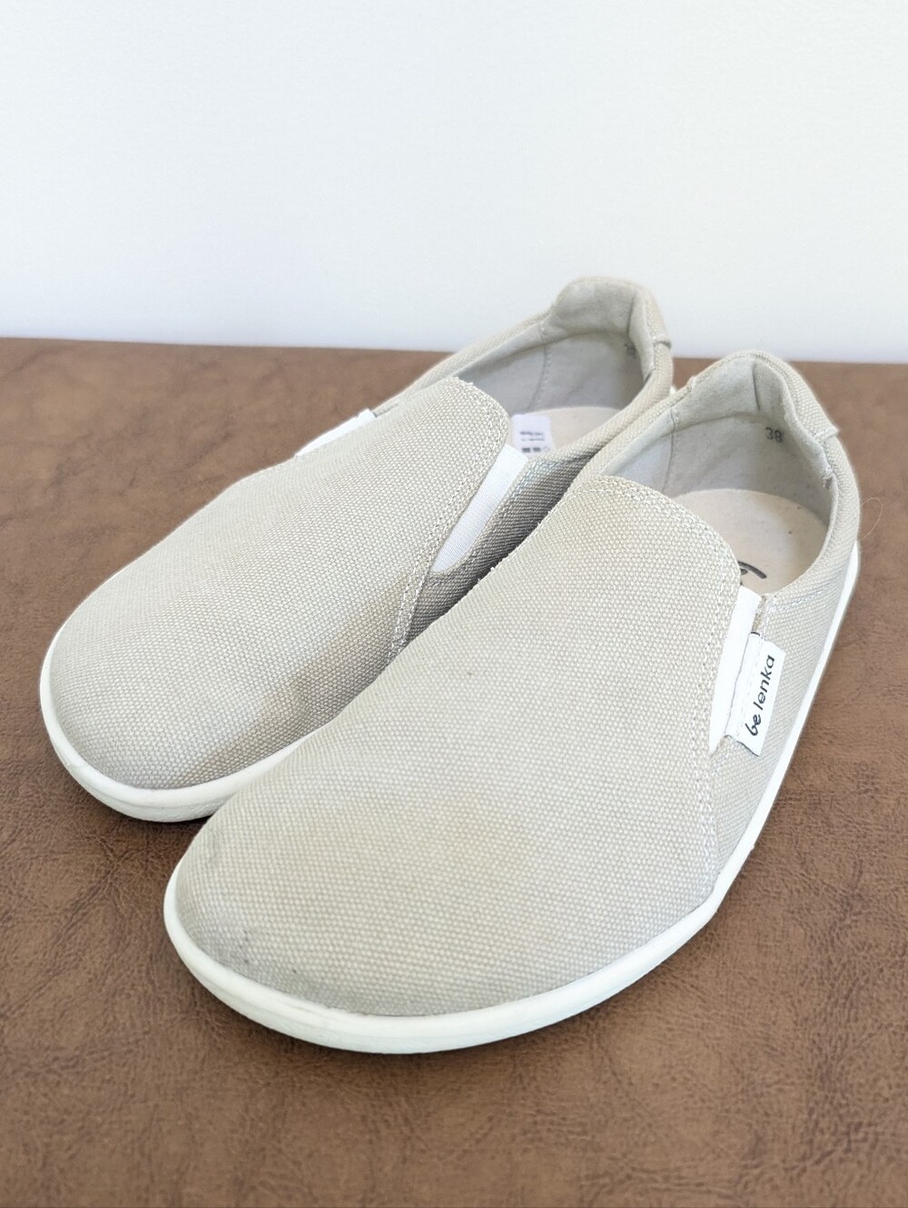 Be Lenka bali slip-on canvas barefoot shoes in beige